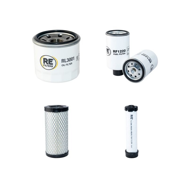TORO GREENSMASTER 3250 D Filter Service Kit w/Kubota D 902 Eng. Air, Oil, Fuel Filters