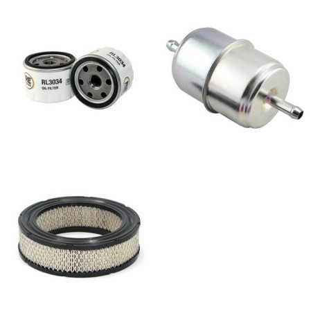 Filter Kit for Toro GreensMaster 3300  Air Oil Fuel Filters with B+S Vanguard Engine SN  311000101-