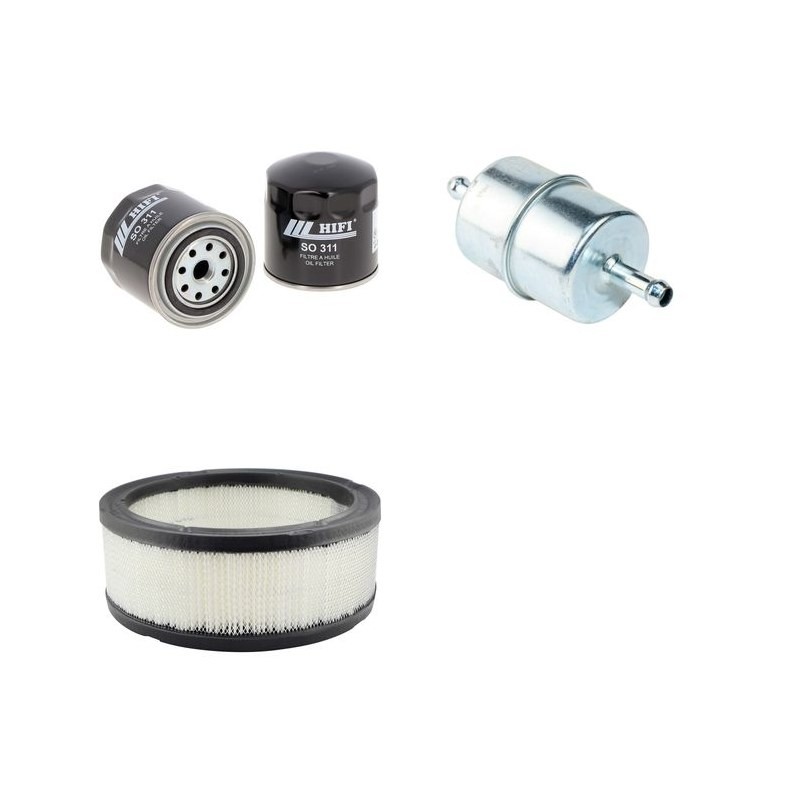 Filter Kit for Toro GroundsMaster 72 Air Oil Fuel Filters with Renault Engine