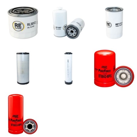 Filter Kit for Toro GroundsMaster 4010D with Yanmar 4Tnv86Ct-Dtr Engine 2015-