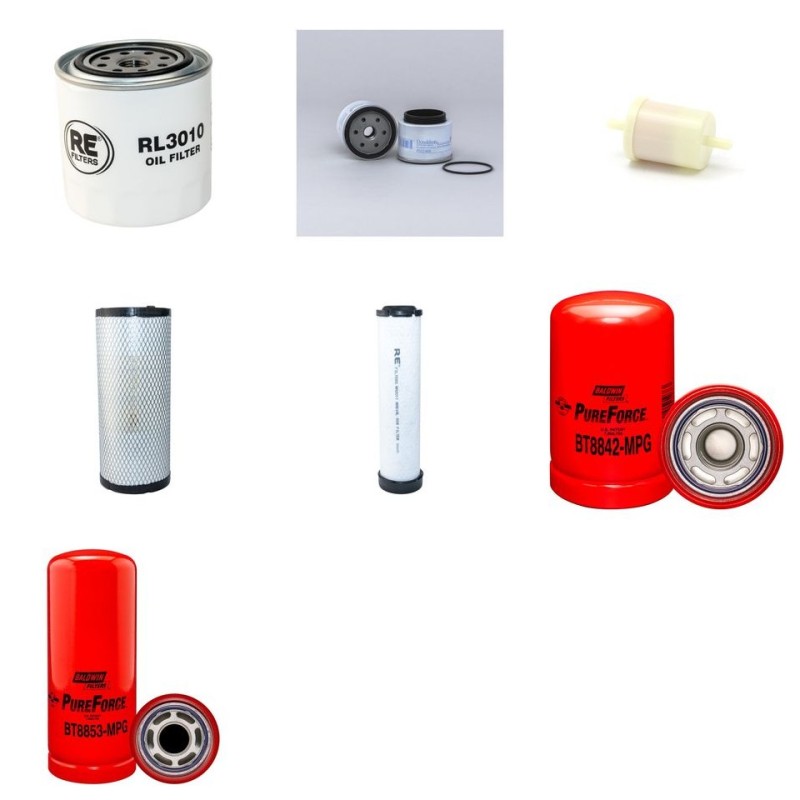TORO GROUNDSMASTER 4700 D Filter Service Kit w/Kubota V 2003Te Eng.