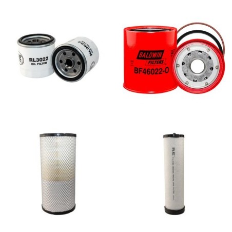 Filter Kit for Toro GroundsMaster 5910 with Cummins QSB 3.3 Engine