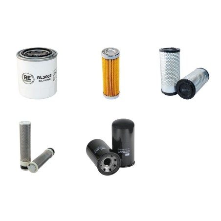 CHIKUSUI S 160 Filter Service Kit with Kubota D1105 Eng