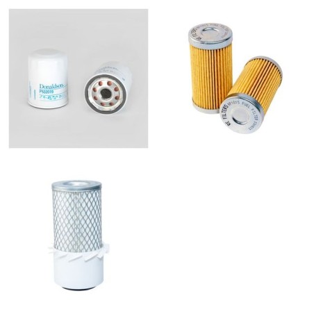 Filter Kit for Toro ReelMaster 216 (D) Air Oil Fuel Filters with Perkins/Shibaura Engine SN Air-Fins