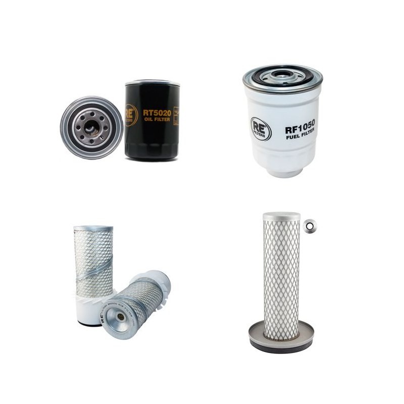 Filter Kit for Toro ReelMaster 450 D Air Oil Fuel Filters with Mitsubishi Engine