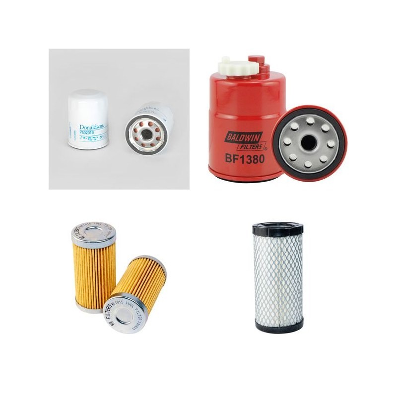 Filter Kit for Toro 2300D ReelMaster 2300D Air, Oil, Fuel Filters