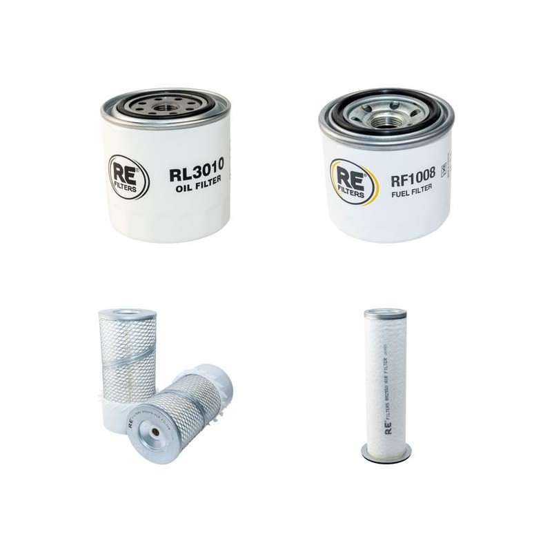 Filter Kit for Toro ReelMaster 4240 D Air Oil Fuel Filters with Kubota V2203EU/1 Engine