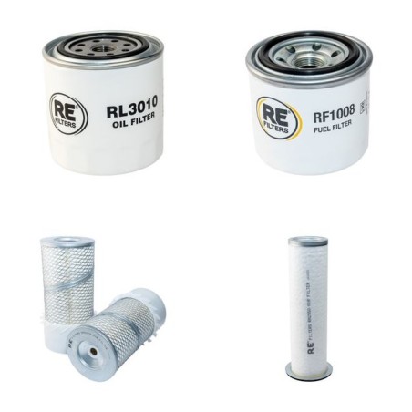 Filter Kit for Toro ReelMaster 4240 D Air Oil Fuel Filters with Kubota V2203EU/1 Engine