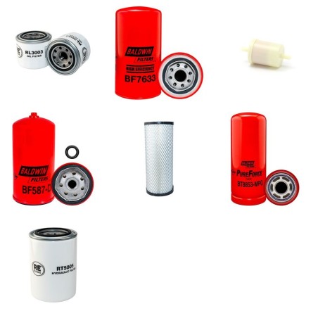Filter Kit for Toro ReelMaster 5610 with Kubota V1505T Engine