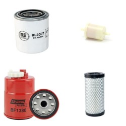 Filter Kit for Toro SIDE WINDER Air Oil Fuel Filters with Kubota D 1105E Engine