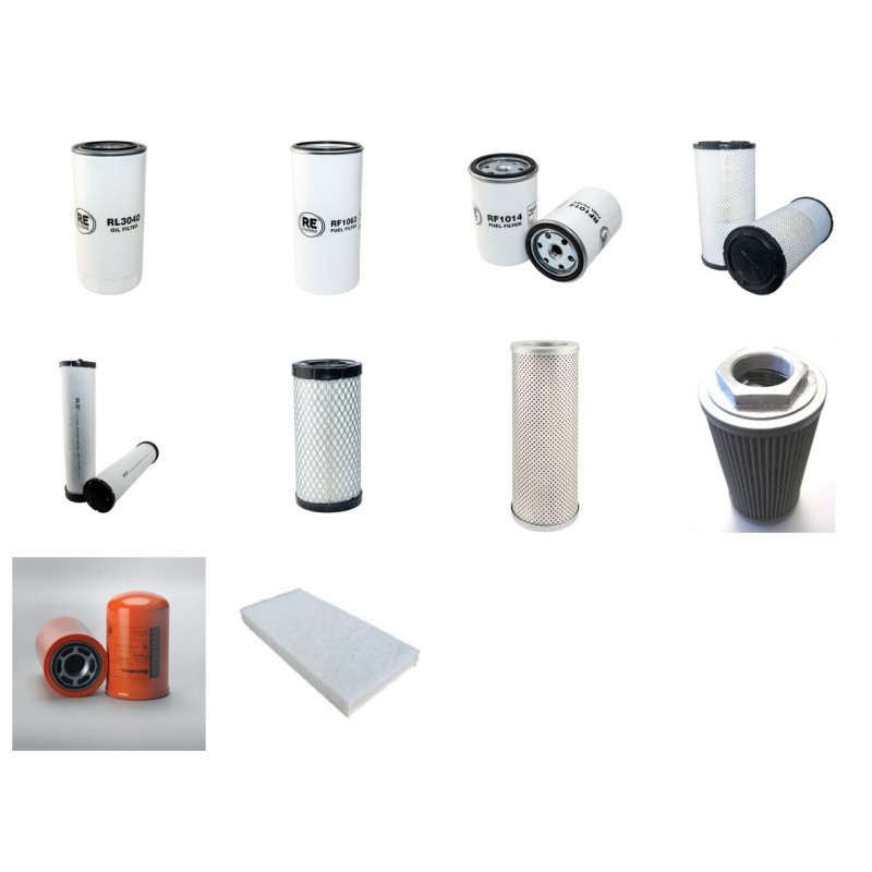 TRE EMME MM 150 VR Filter Service Kit w/Deutz BF4M1013EC Eng.   YR  2007-