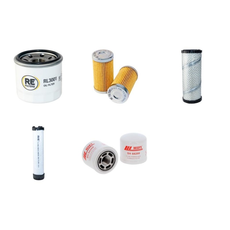 TYM T 233 HST Filter Service Kit w/Mitsubishi S3L Eng. 2005-