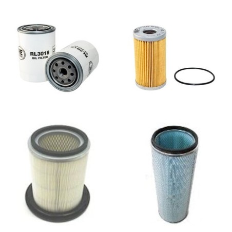TYM T 430 Filter Service Kit Air Oil Fuel Filters w/Kubota V2203 Eng.   YR  2005-