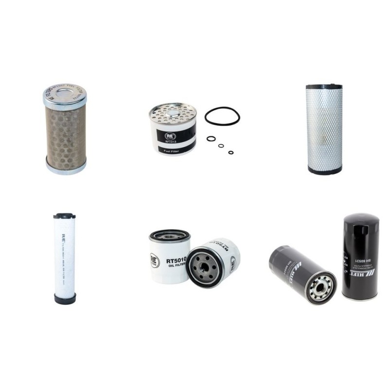 TYM T 433 Filter Service Kit w/Perkins 404D22 Eng.