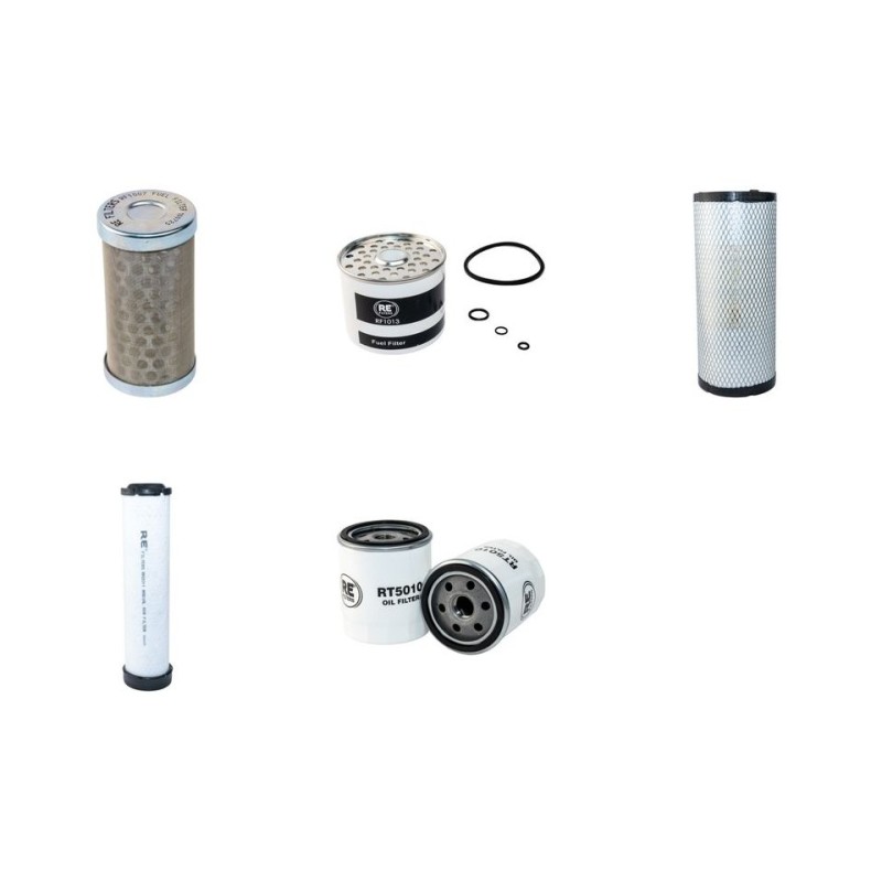 TYM T 433 Filter Service Kit Air Oil Fuel Filters w/Perkins 404D22 Eng.