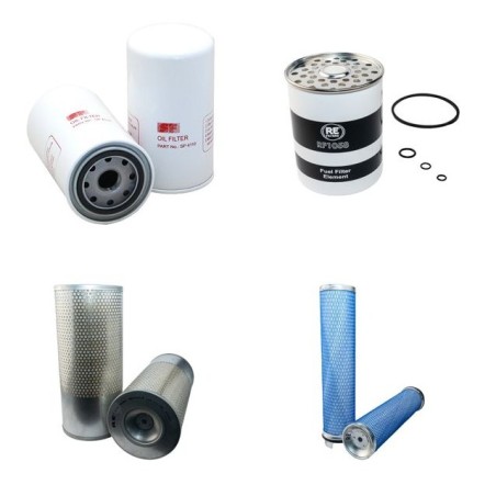 VALMET 6550 HI Filter Service Kit Air Oil Fuel Filters w/420DSRE/DWRE Eng.