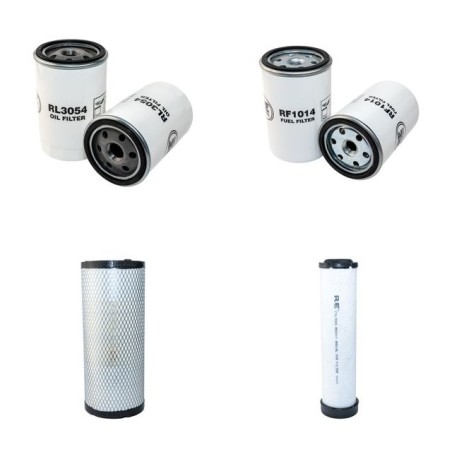 WICKI FORST 50.6B Filter Service Kit Air Oil Fuel Filters w/Lombardini Eng.
