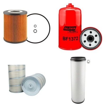 WILLIBALD SR 5000 Filter Service Kit Air Oil Fuel Filters w/MAN Eng.   YR  2002
