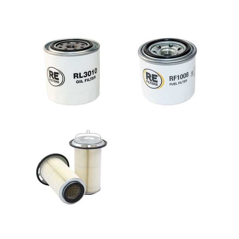 YANASE Y 12-42D Filter Service Kit w/Kubota V 2203-Eb Eng.