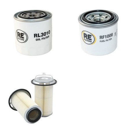 YANASE Y 12-42D Filter Service Kit w/Kubota V 2203-Eb Eng.