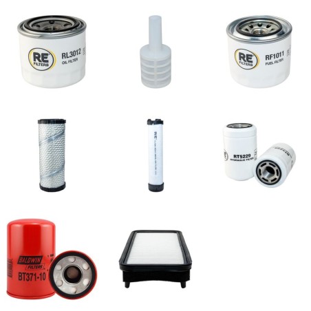 Filter Kit for Yanmar EF235-H with Yanmar 3Tnv88 Engine