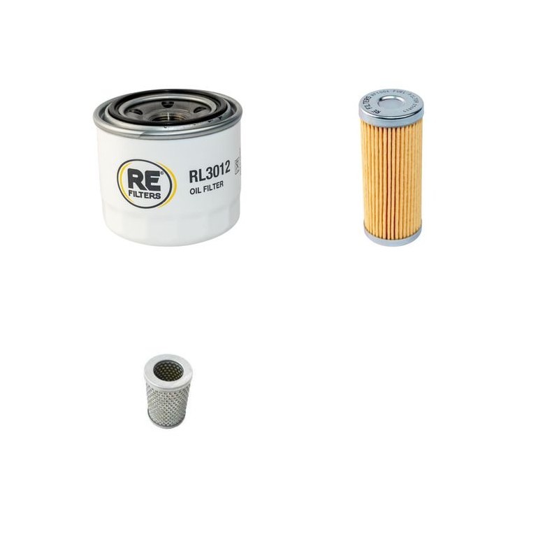 Filter Kit for Yanmar YM186 D Air Oil Fuel Filters