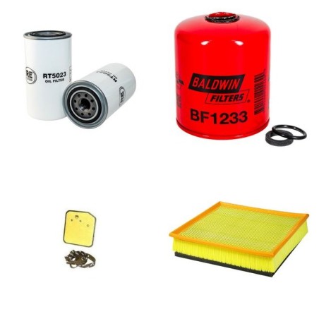 CHRYSLER DODGE RAM 6.2 TD 2500 4X4 Filter Service Kit w/CUMMINS  Eng.