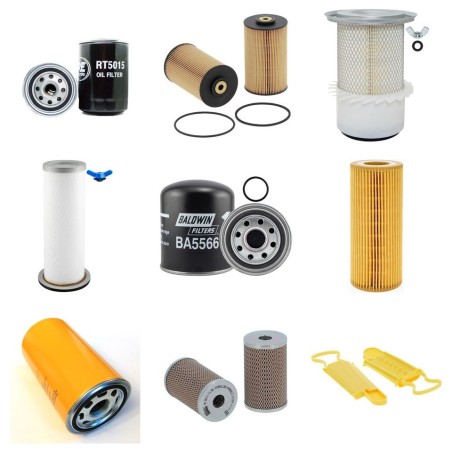 ZETOR 6341 Filter Service Kit w/Z 7702 Eng.   YR  1997-