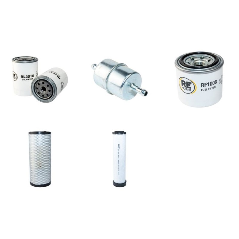 AMLAT COMBI 40-1240 Filter Service Kit Air Oil Fuel Filters w/Kubota V2003T Eng.   YR  2006-