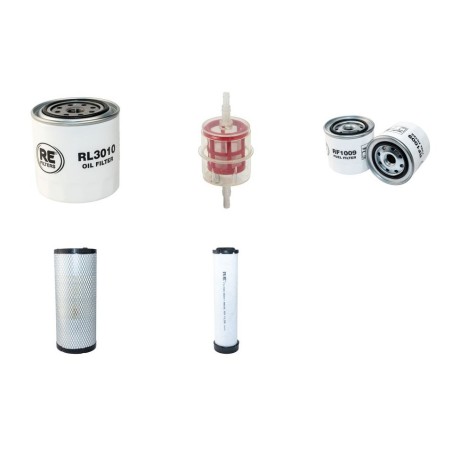 AMLAT COMBI 48-14 Filter Service Kit Air Oil Fuel Filters w/Kubota V2003T Eng.