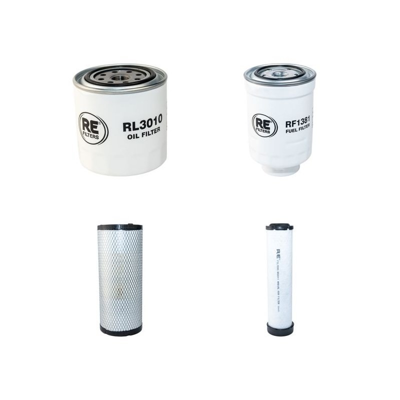 AMLAT COMBI 60 Filter Service Kit Air Oil Fuel Filters w/Kubota Eng.