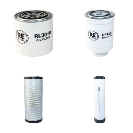 AMLAT COMBI 60 Filter Service Kit Air Oil Fuel Filters w/Kubota Eng.