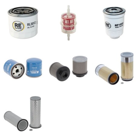 BAOLI CD 20 Filter Service Kit w/Yanmar 4TNE98 Eng.