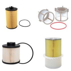BATTIONI PAGANI HT 5 UP Filter Service Kit Air Oil Fuel Filters w/MERCEDES OM904LA Eng.