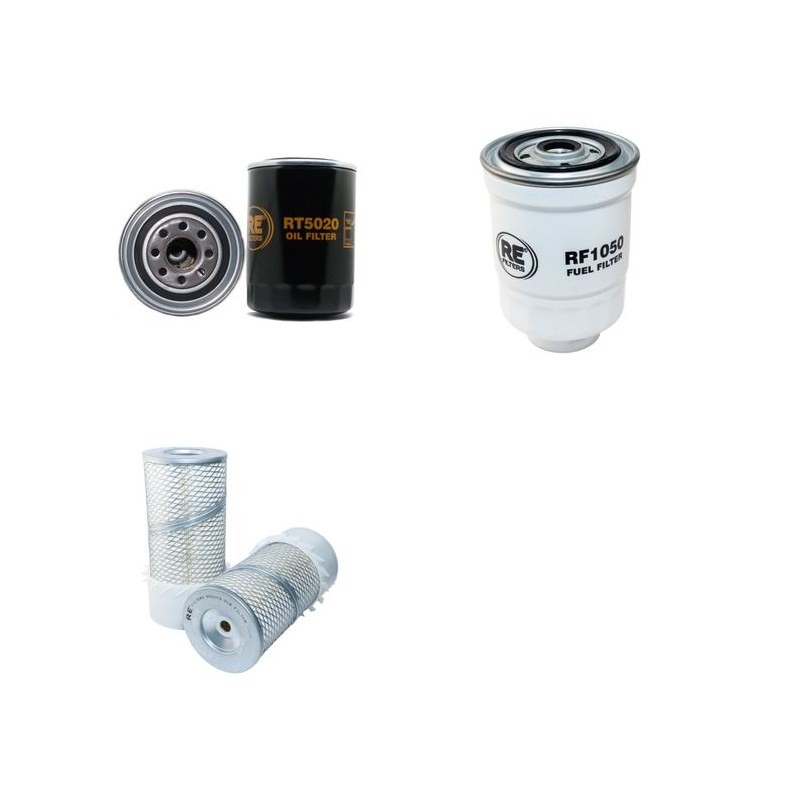 CAT DP 18 Filter Service Kit Air Oil Fuel Filters w/Mitsubishi S4Q2 Eng.