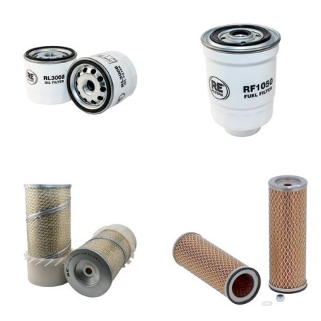 CAT DP 30 Filter Service Kit Air Oil Fuel Filters w/Mitsubishi Eng.