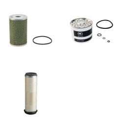 CLARK C 500 Y40-55PD Filter Service Kit Air Oil Fuel Filters w/Perkins D4.203 Eng.