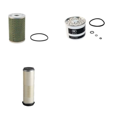 CLARK C 500 Y40-55PD Filter Service Kit Air Oil Fuel Filters w/Perkins D4.203 Eng.