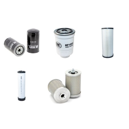 Filter Kit for Daewoo / Doosan D20S-3  with Daewoo Db33A Engine 2002-