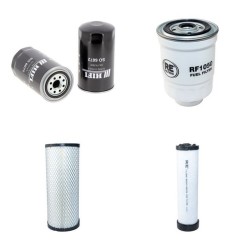 DAEWOO/DOOSAN D 20 S-3 Filter Service Kit Air Oil Fuel Filters w/Daewoo DB33A Eng.   YR  2002-