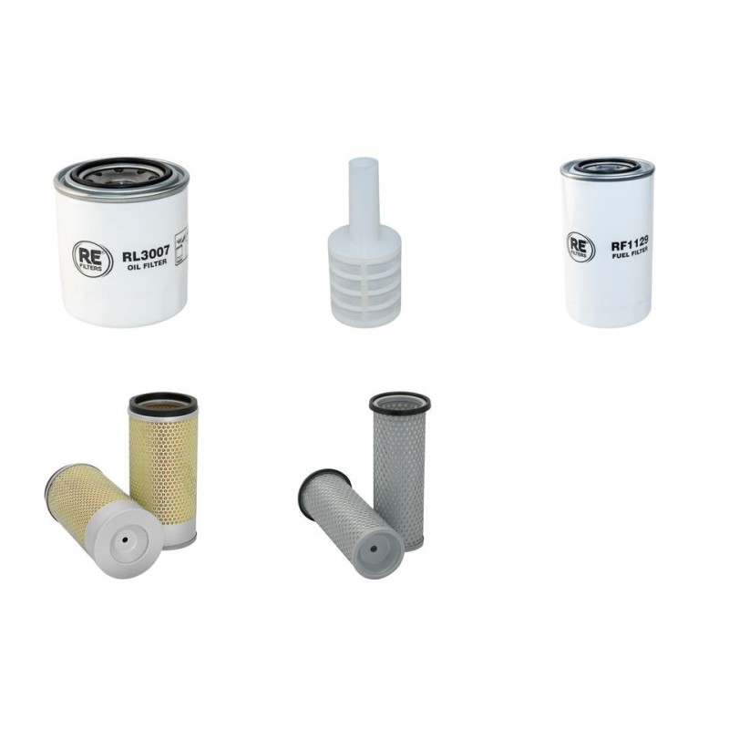 DAEWOO/DOOSAN D 25 GX Filter Service Kit Air Oil Fuel Filters w/Yanmar 4TNE98 Eng.   YR  2008-