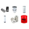 Filter Kit for Daewoo / Doosan D25S-3  with Daewoo 2-D DWXL03.3 Engine