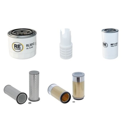 DAEWOO/DOOSAN D 30 G Filter Service Kit w/Yanmar 4TNE98-BQDFC Eng.   YR  2009-
