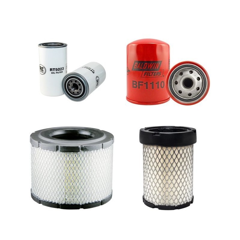 Filter Kit for Daewoo / Doosan D30S  Air Oil Fuel Filters with Daewoo Engine