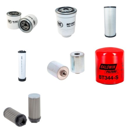 DAEWOO/DOOSAN D 30 S-5 Filter Service Kit w/Yanmar 4TNV98 TIER III Eng.
