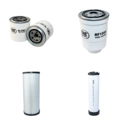 DAEWOO/DOOSAN D 30 S-5 Filter Service Kit Air Oil Fuel Filters w/Yanmar 4TNV98 TIER III Eng.