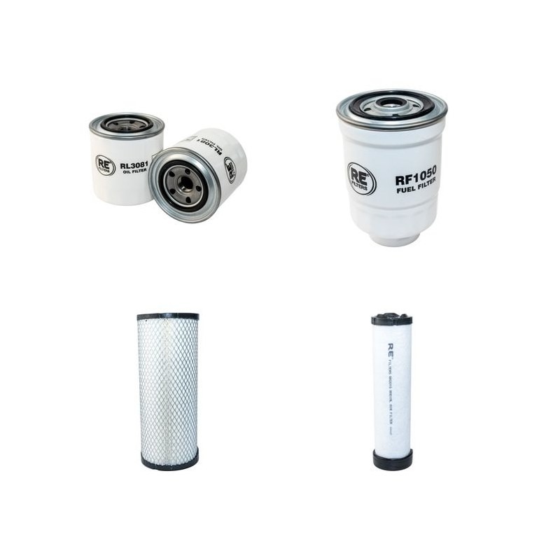 Filter Kit for Daewoo / Doosan D30S-5  Air Oil Fuel Filters with Yanmar 4TNV98 TIER III Engine