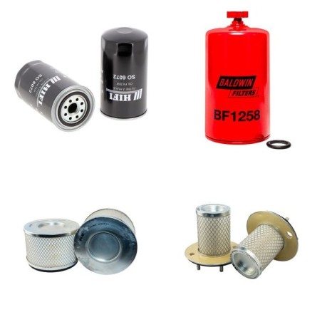 Filter Kit for Daewoo / Doosan D50S  Air Oil Fuel Filters
