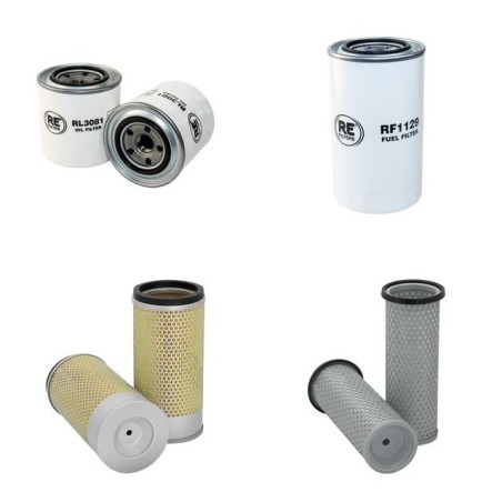 DAEWOO/DOOSAN GX 30 Filter Service Kit Air Oil Fuel Filters w/Yanmar 4TNE98 Eng.