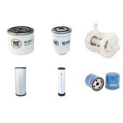 HELI CPCD 35-XW33F Filter Service Kit w/Yanmar 4Tne98Bq Eng.